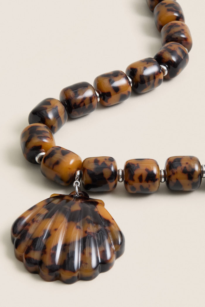 Brown Asty Necklace