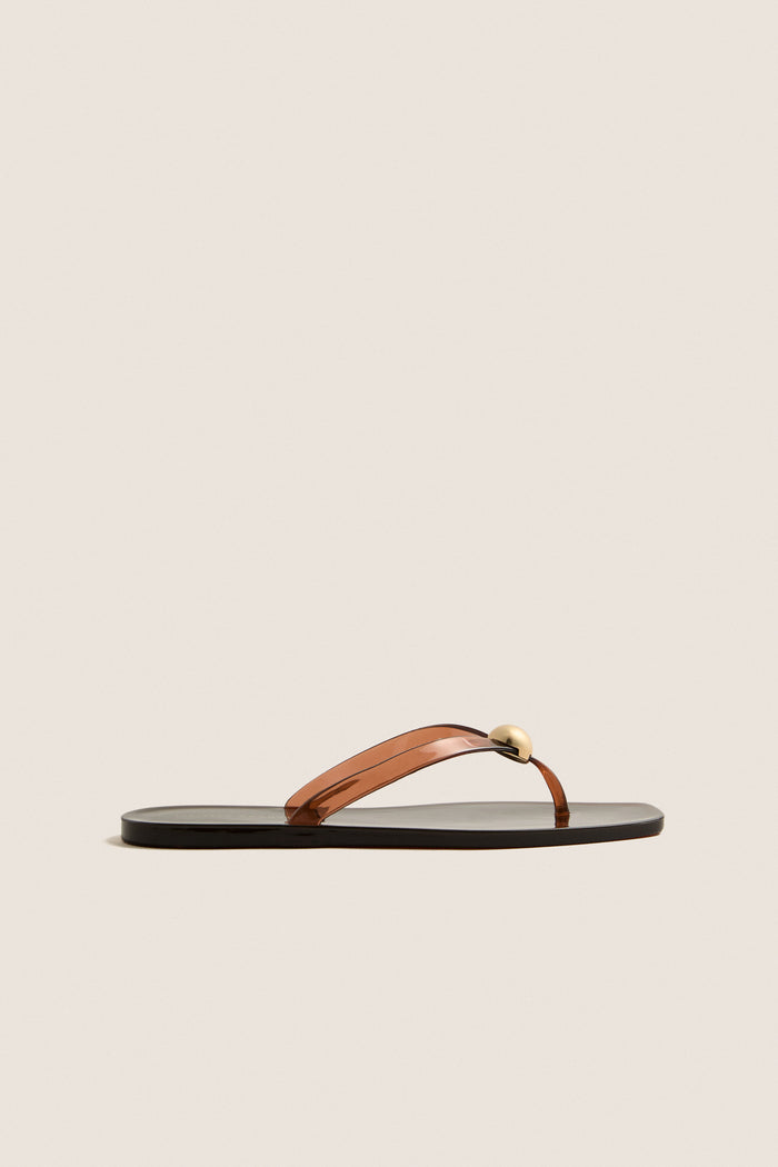 Brown Jelly Jovie Sandals