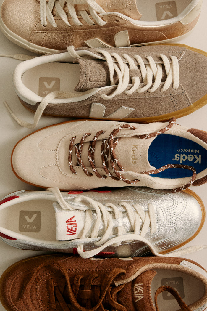 Brown Pierre Silver Suede Paneka Sneakers
