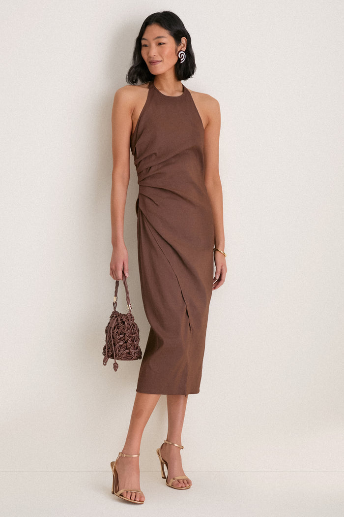 Brown Spira Earrings