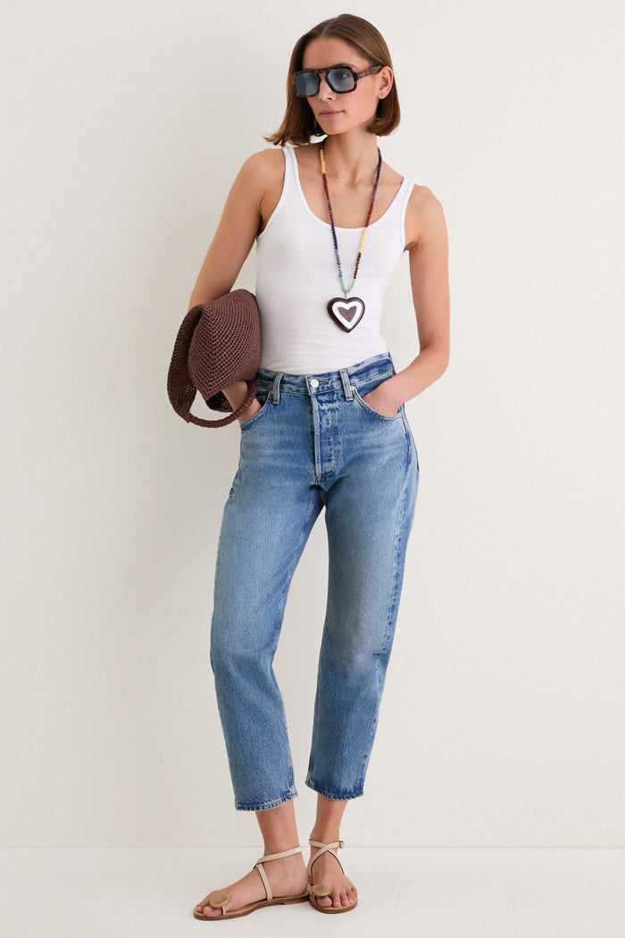 Brown Tortoise Blue Lens Jane Sunglasses
