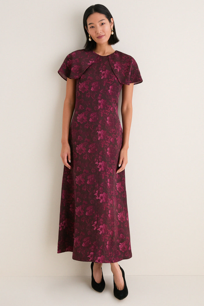 Burgundy Annabel Botanica Davina Dress