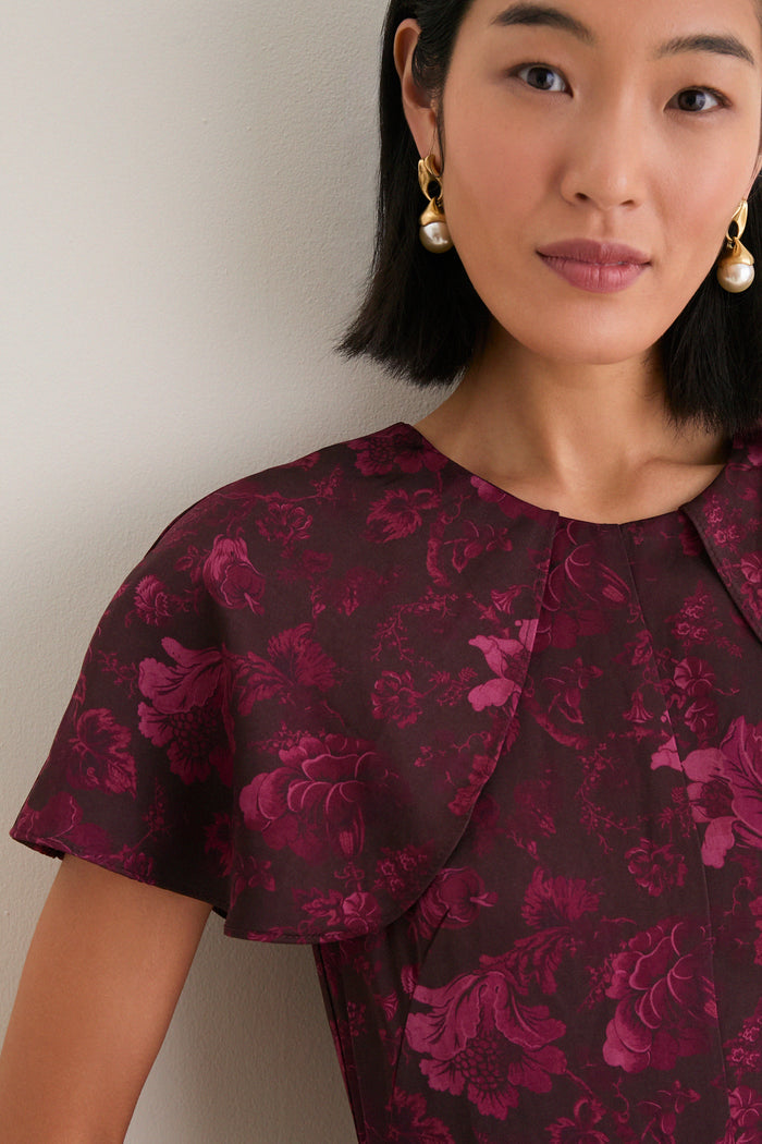 Burgundy Annabel Botanica Davina Dress