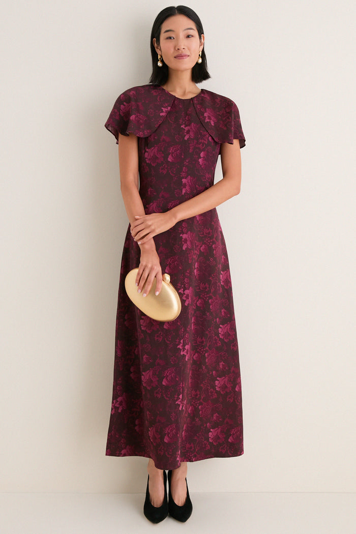 Burgundy Annabel Botanica Davina Dress