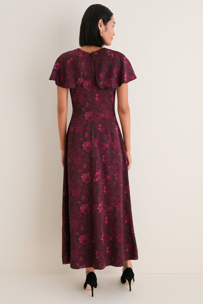 Burgundy Annabel Botanica Davina Dress