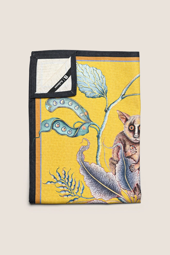 Butter Bush Baby Tea Towel