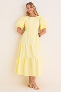 Butter Yellow Goldie Maxi Dress
