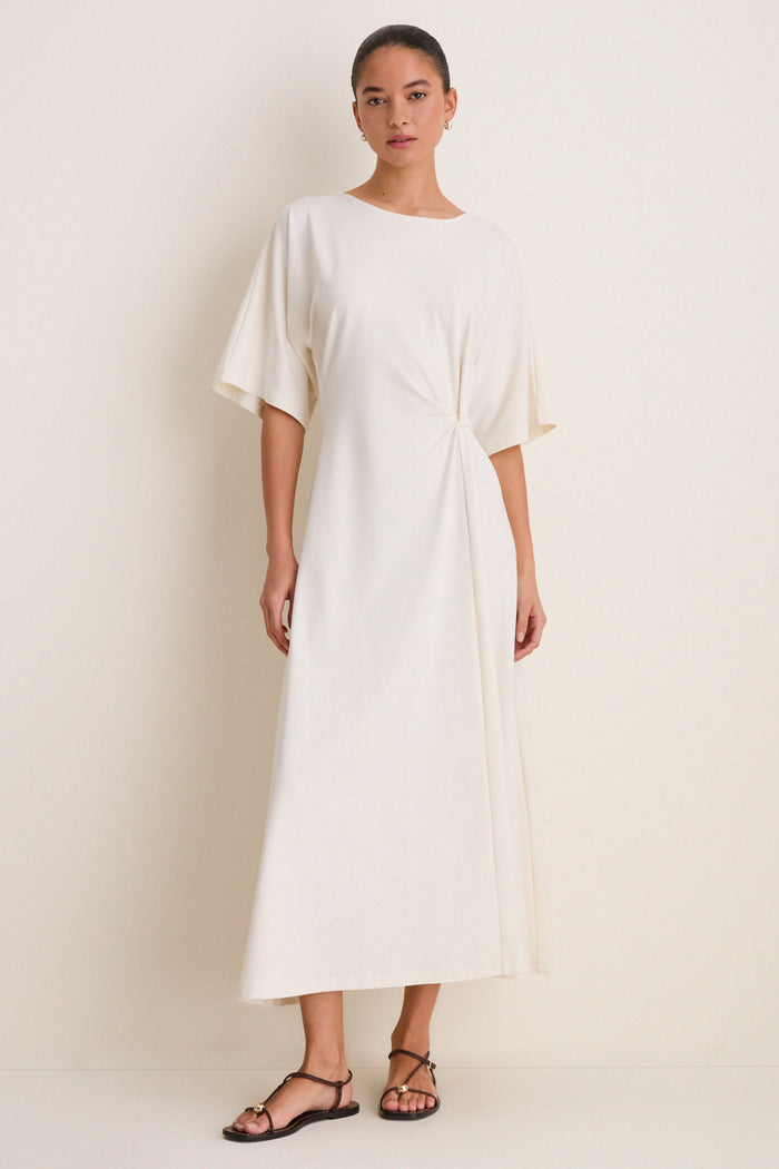 Buttercream Jersey Lisette Midi Dress