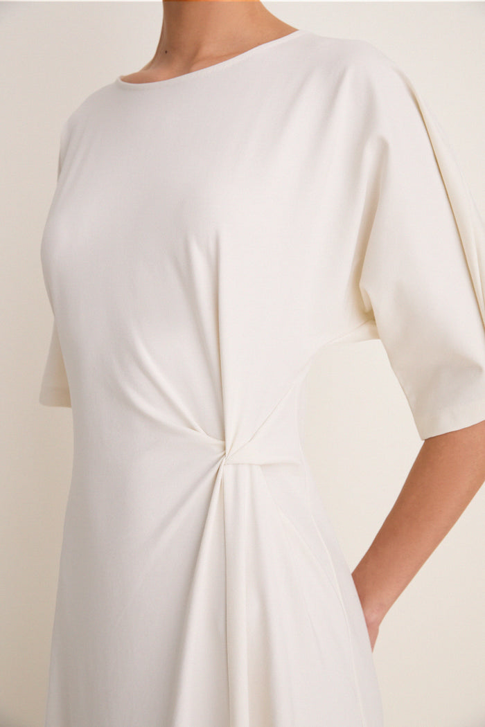 Buttercream Jersey Lisette Midi Dress