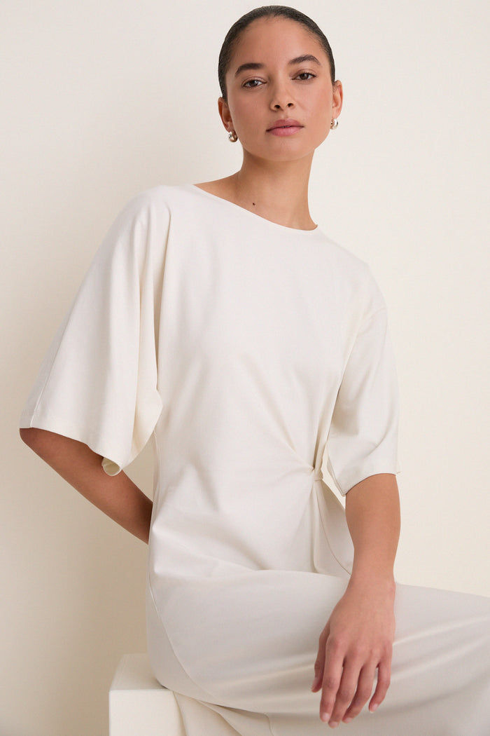Buttercream Jersey Lisette Midi Dress