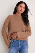 Camel Cashmere Pearce Crewneck