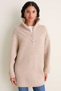 Camel Chunky Knit Luke Sweater