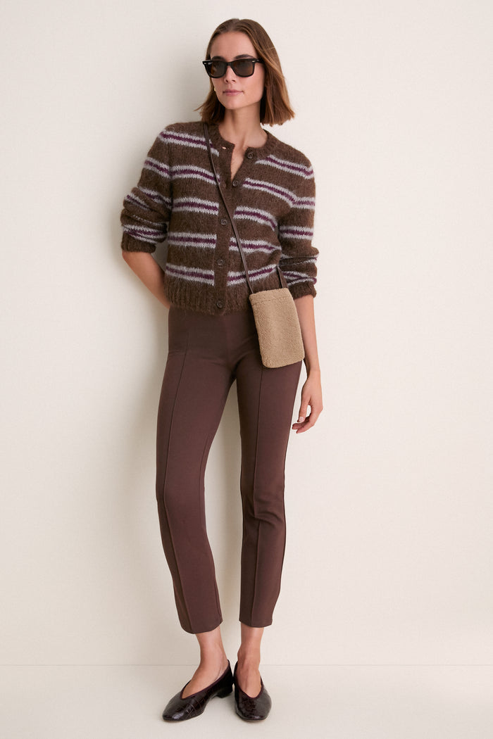 Camel Yves Shearling Pouch