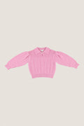 Candy Pointelle Knit Dolly Sweater