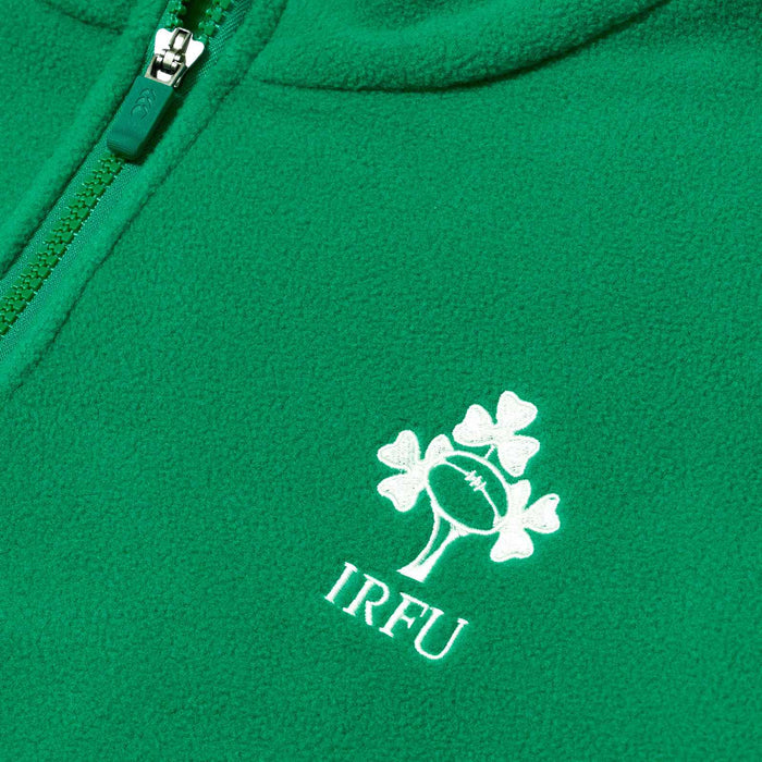 Canterbury IRFU Ireland Rugby Mens Half-Zip Retro Fleece Top