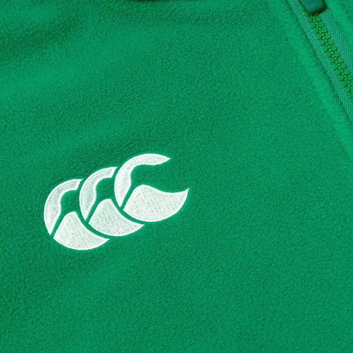 Canterbury IRFU Ireland Rugby Mens Half-Zip Retro Fleece Top