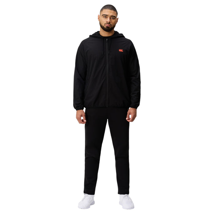 Canterbury M TEMPO WVN PCKWAY FZ JKT Blk