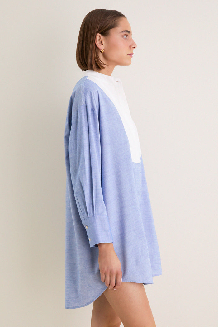Chambray Arlington Shirt Dress