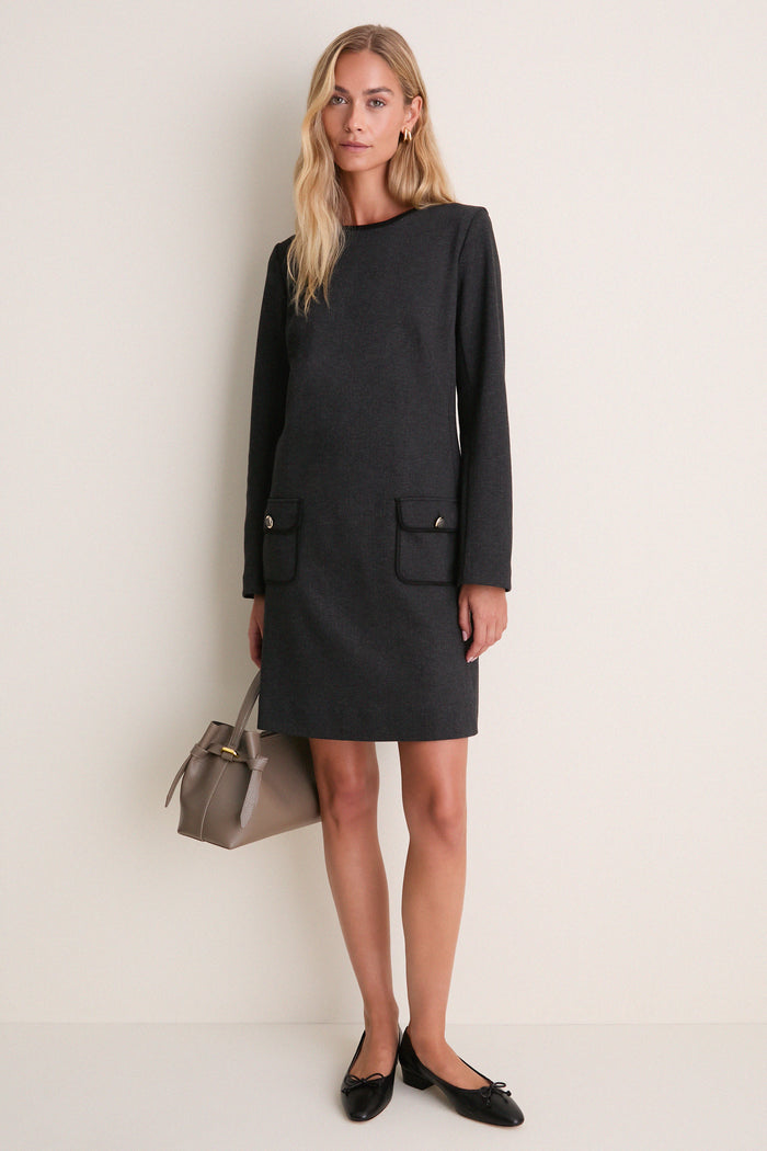 Charcoal Merrill Mini Dress
