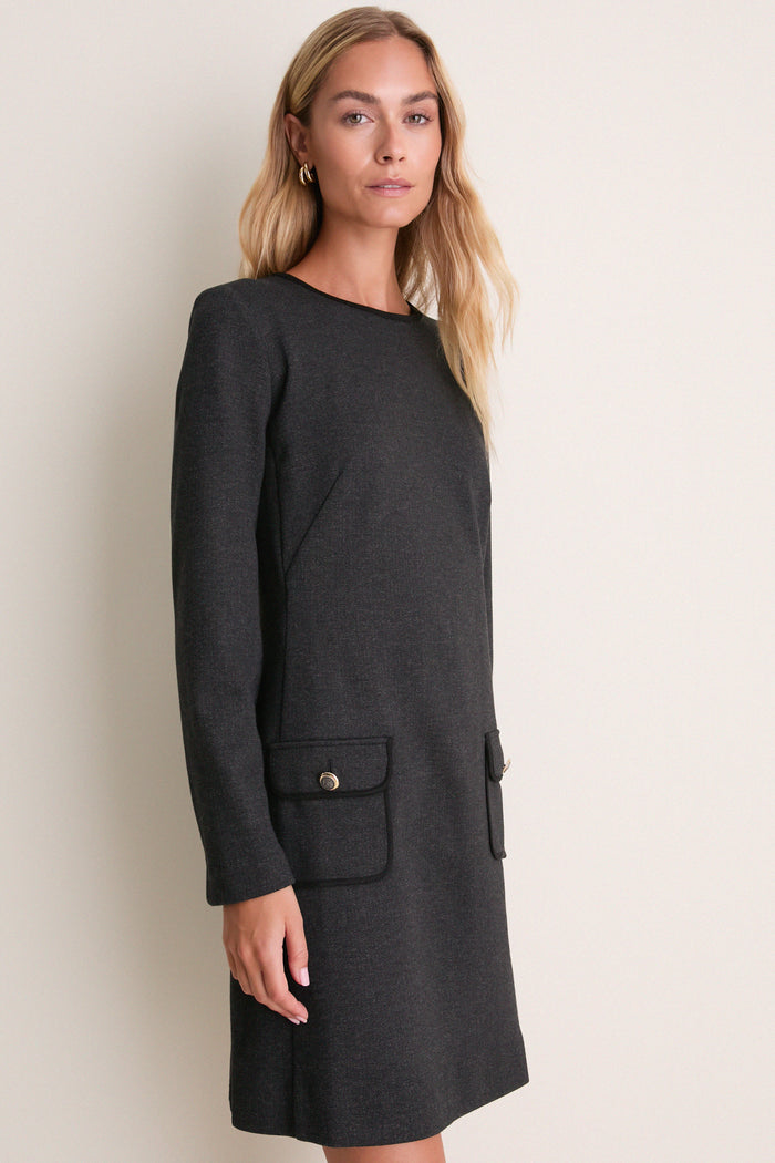 Charcoal Merrill Mini Dress