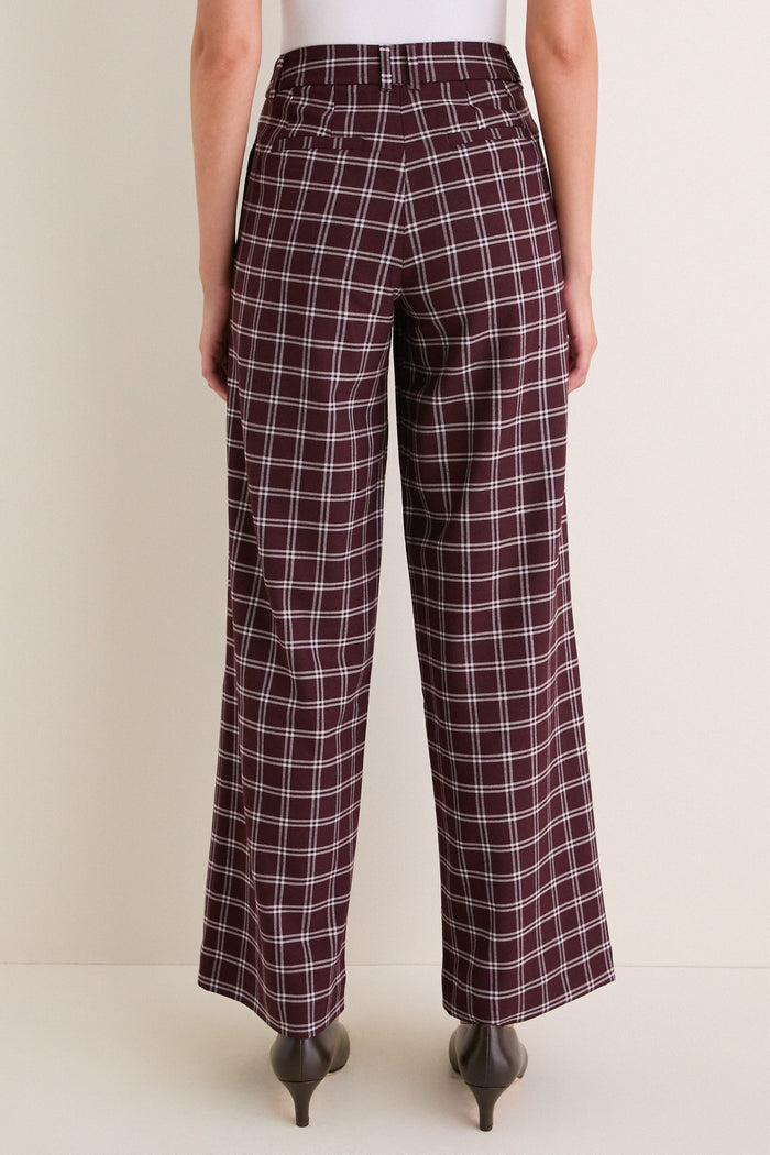 Check Riley Trouser