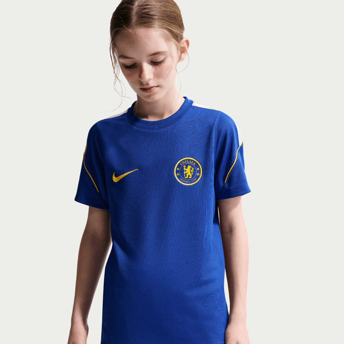 Nike CFC 26 Kids Strike Drill Tee Blue