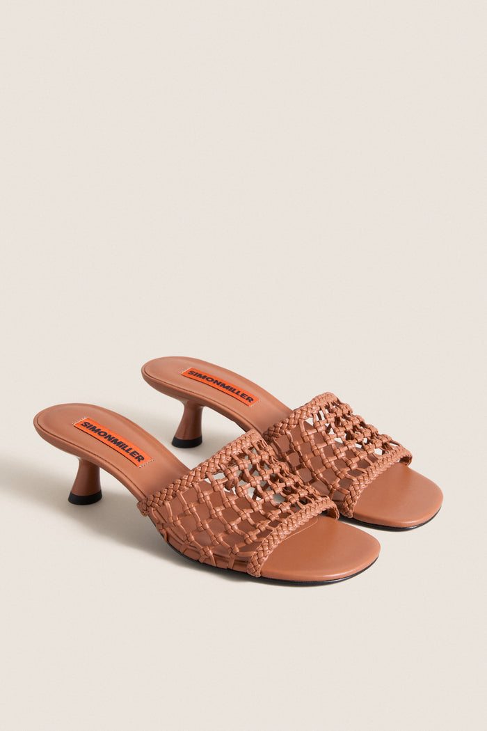 Chestnut Knotted Beep Heels
