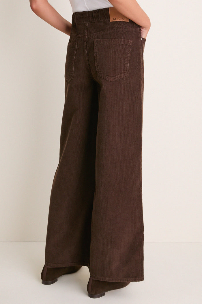 Chocolate Alicia Cord Trouser