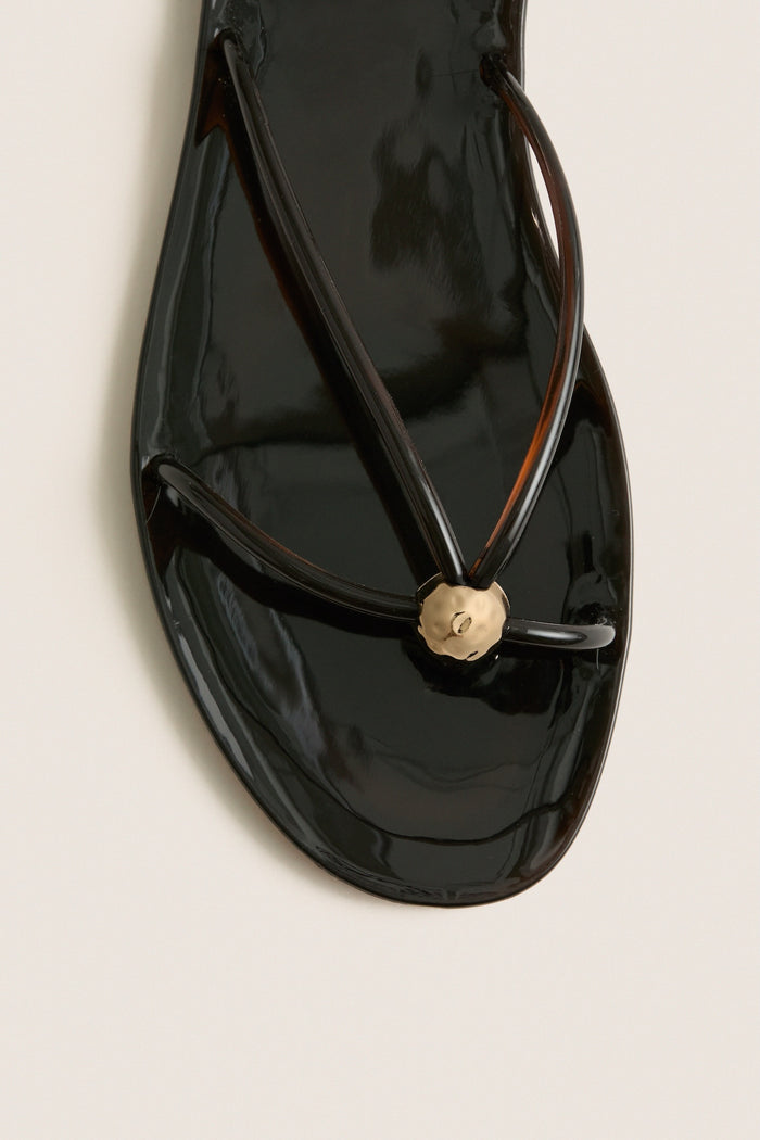 Chocolate Kenley Vinyl Sandals