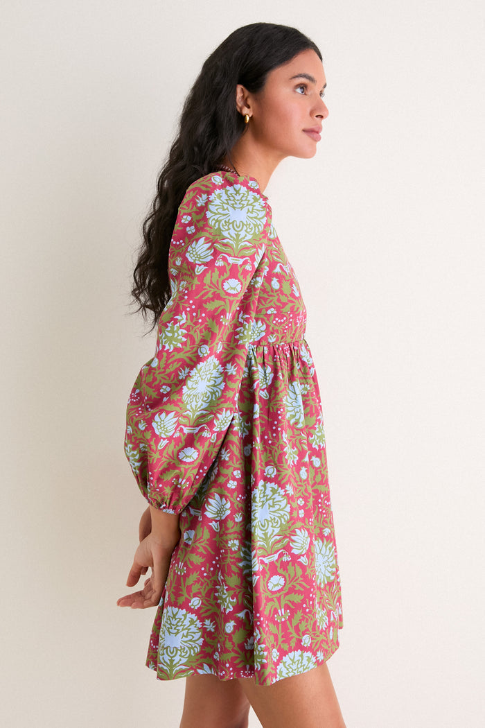 Chrysanthemum Floral Rita Mini Dress