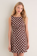 Cioccolato Dot Lydie Mini Dress