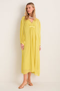 Citron Chiffon Clarisse Caftan