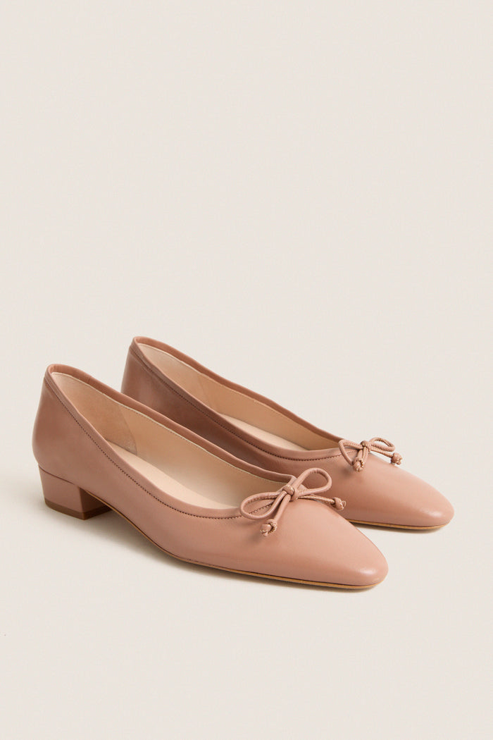 Clay Leather Bree Ballet Flats