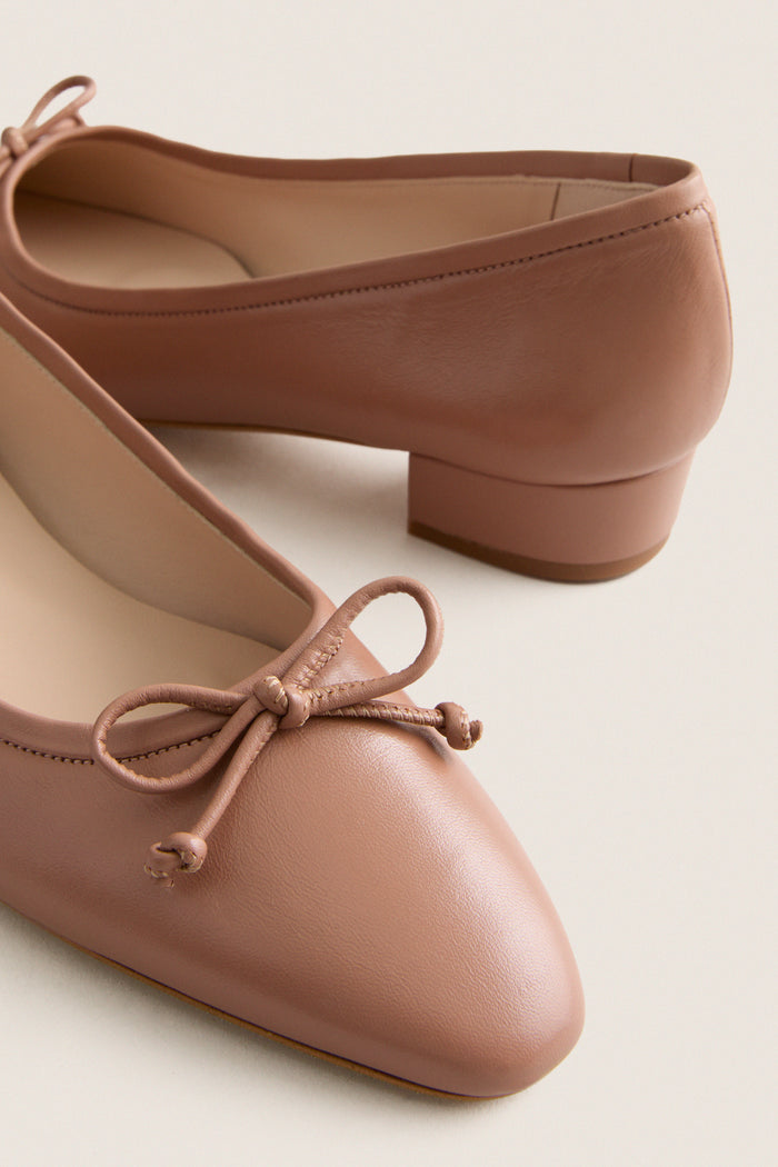 Clay Leather Bree Ballet Flats