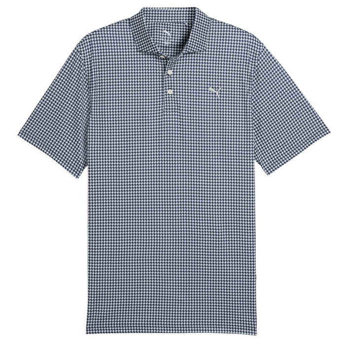 Puma Cloudspun Mono Check Polo LC White