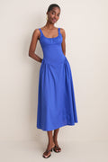 Cobalt Marcella Midi Dress