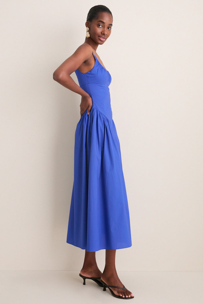 Cobalt Marcella Midi Dress