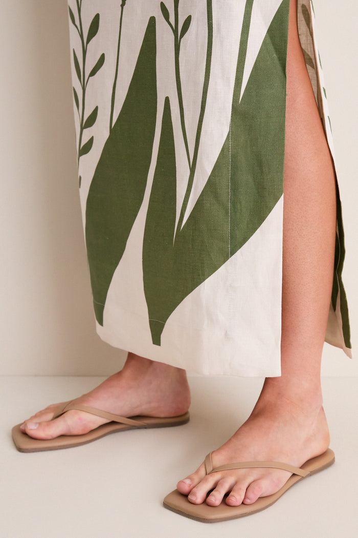Cocobutter Square Toe Lily Flip Flops