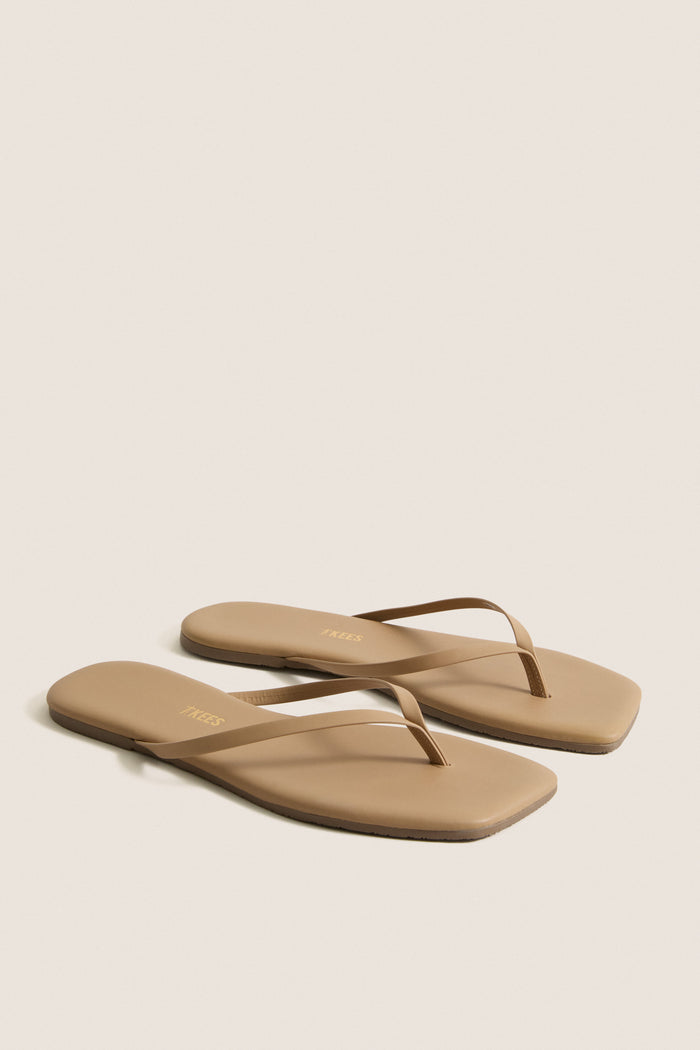 Cocobutter Square Toe Lily Flip Flops