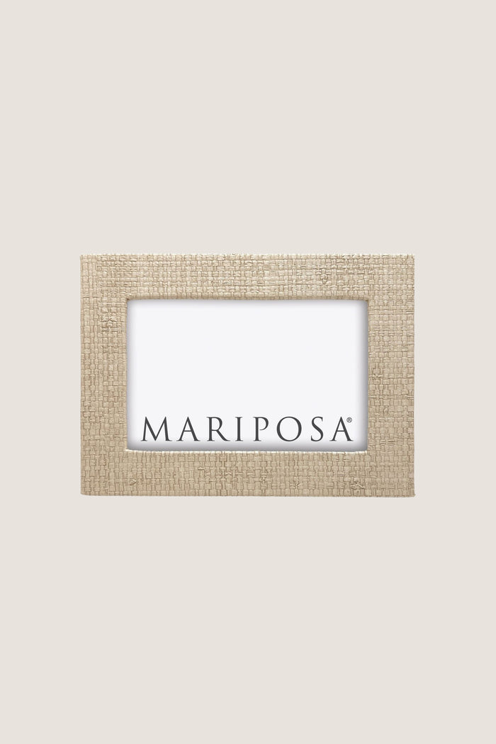 Coconut Grove Faux Grasscloth 4x6 Frame