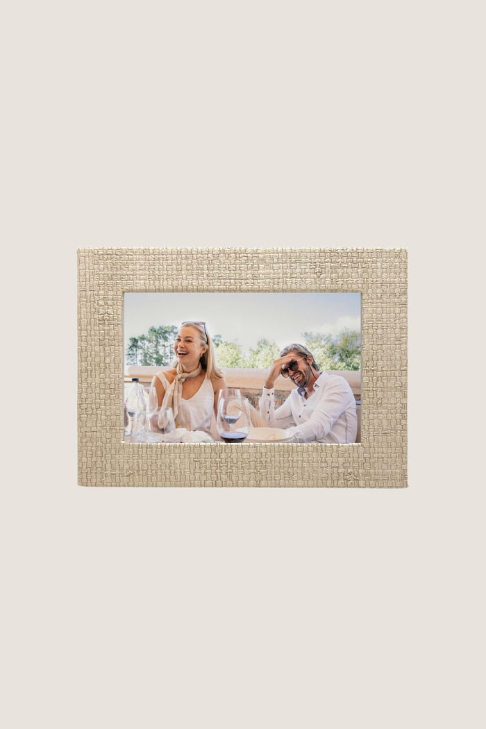 Coconut Grove Faux Grasscloth 4x6 Frame