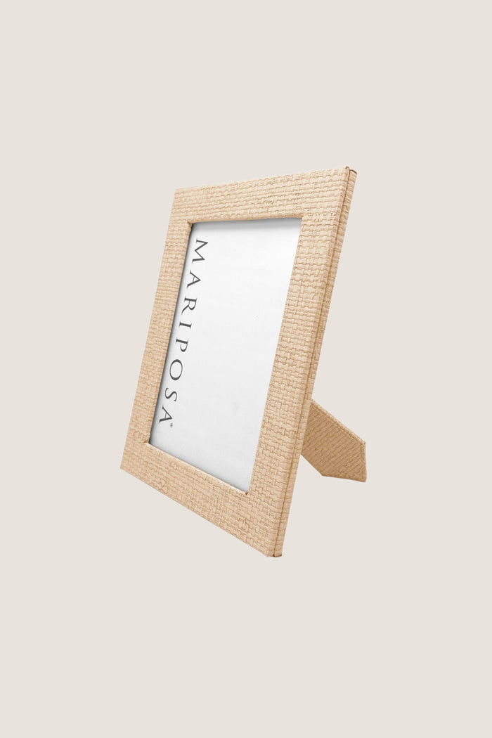 Coconut Grove Faux Grasscloth 5x7 Frame