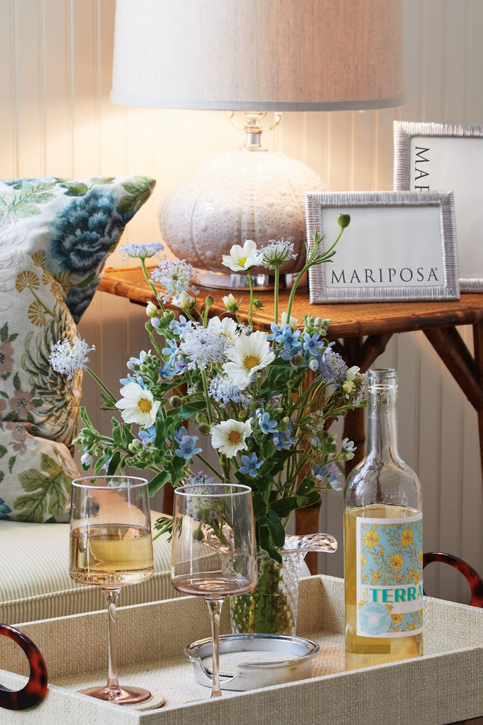 Coconut Grove Faux Grasscloth Tray