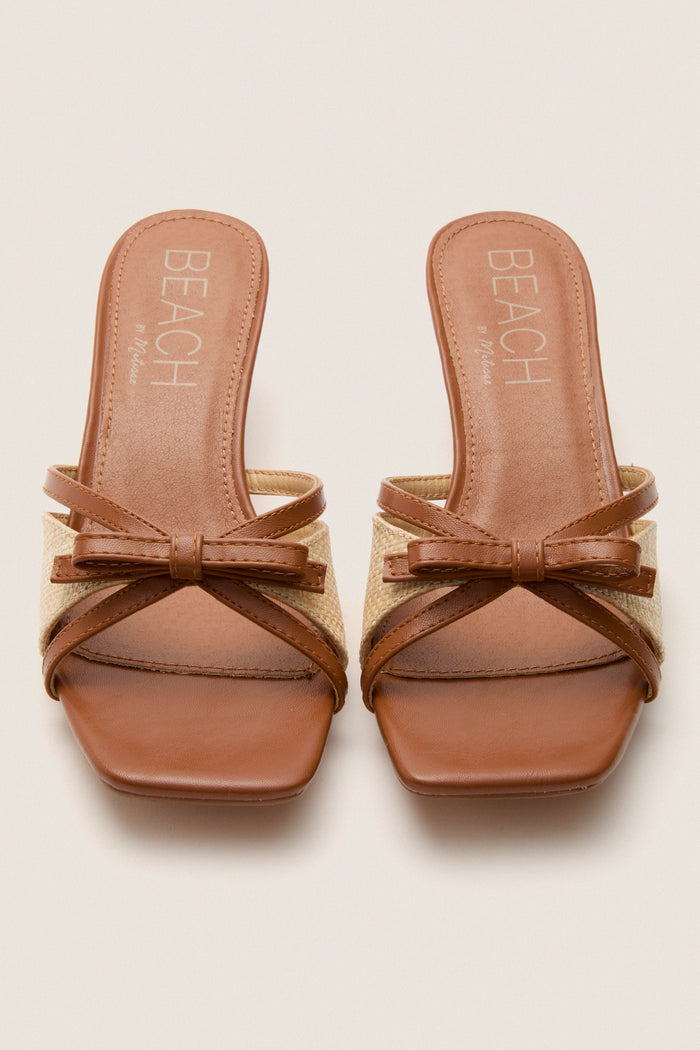 Cognac Porter Heels