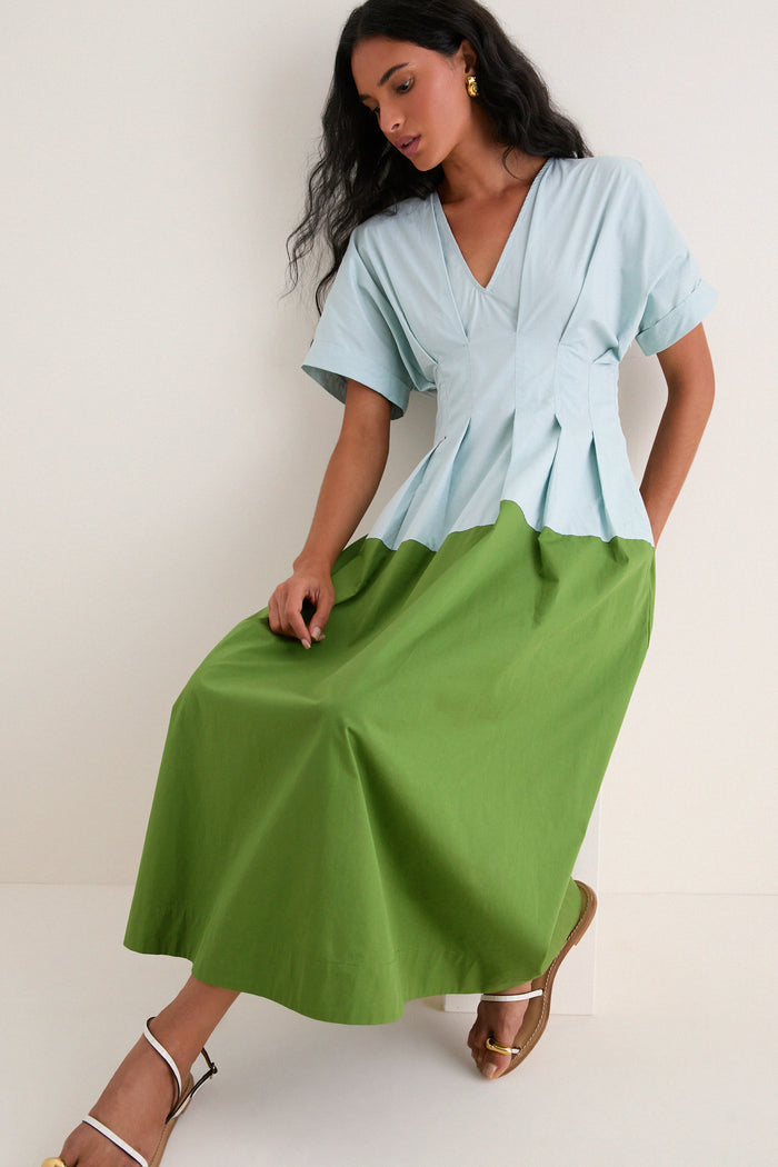 Colorblock Darren Dress