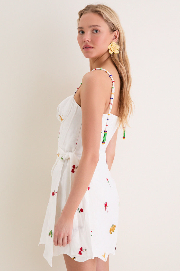 Off-White Cool Day Relaxed Mini Dress