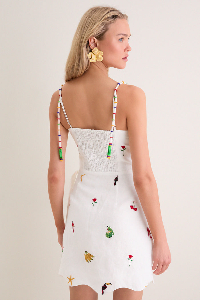 Off-White Cool Day Relaxed Mini Dress