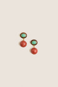 Coral Laurel Earrings