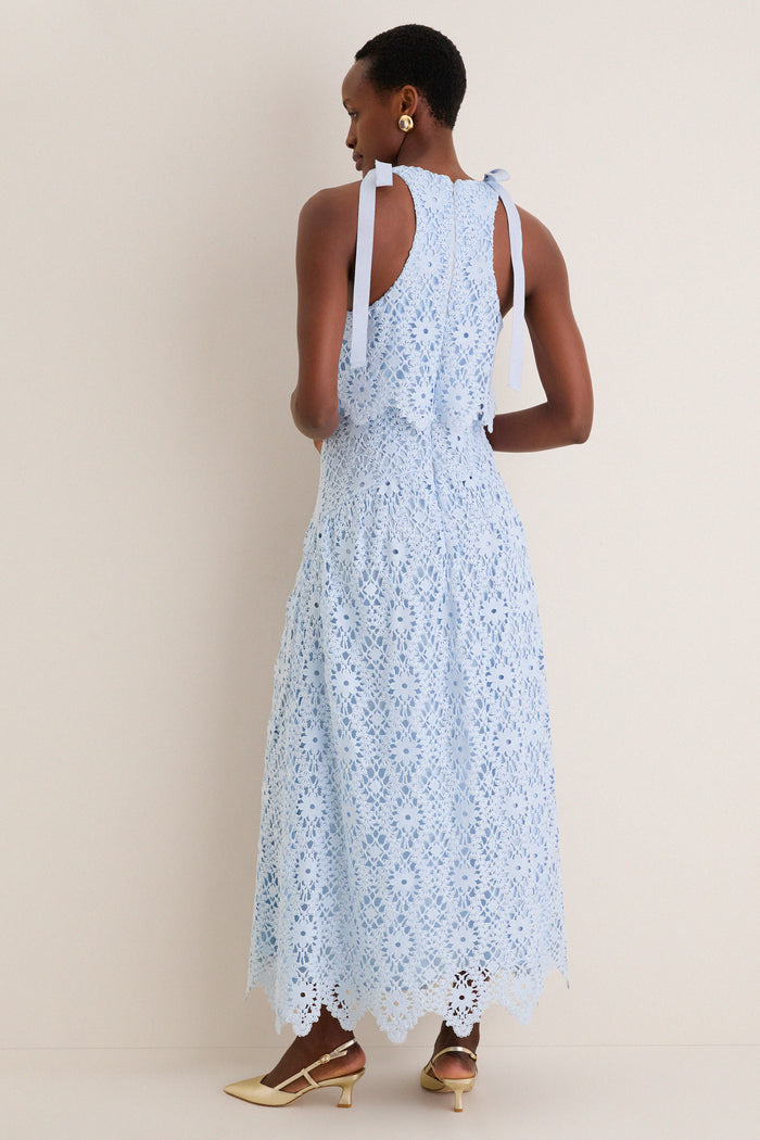 Cornflower Dove Maxi Dress