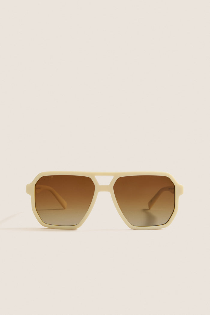 Courtside Ivory Polarized Cameron Sunglasses